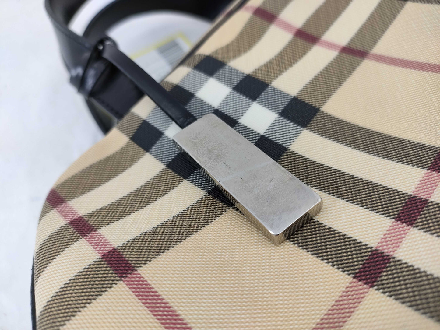 BURBERRY Check Mini Handbag