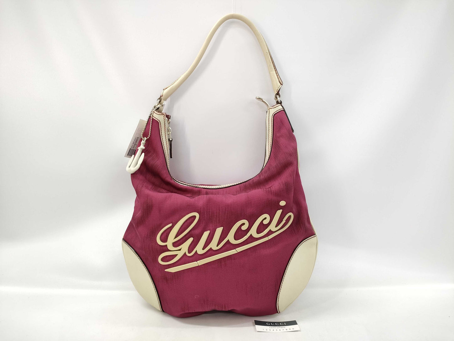 GUCCI logo leather one-shoulder shoulder bag