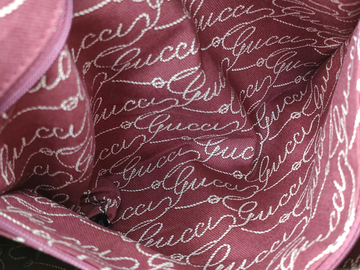 GUCCI logo leather one-shoulder shoulder bag