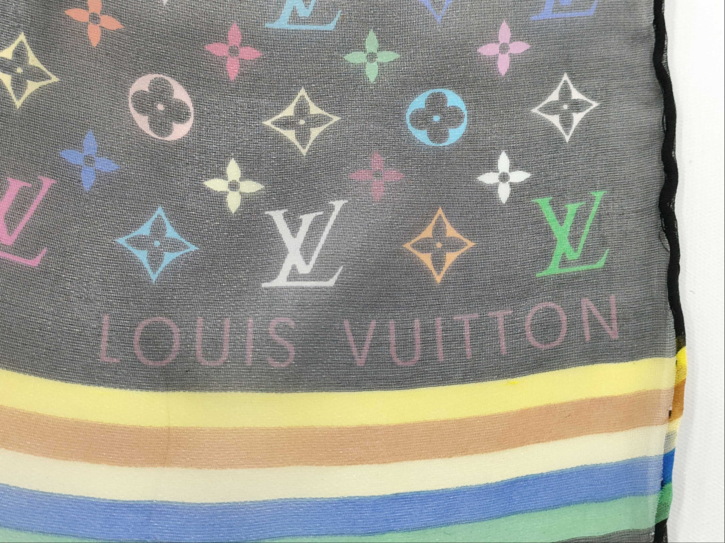 LOUIS VUITTON Monogram Multicolor Scarf Scarf