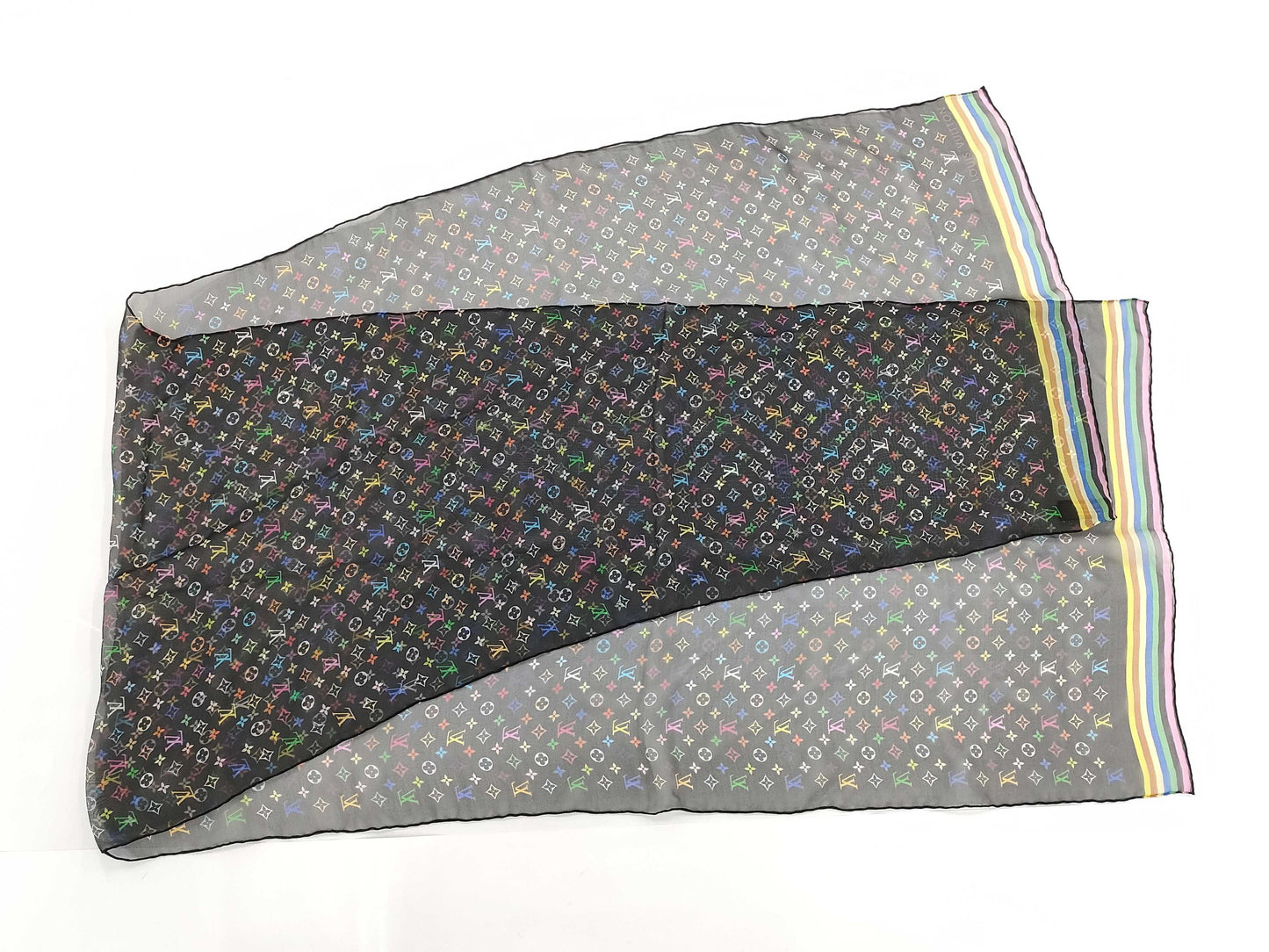 LOUIS VUITTON Monogram Multicolor Scarf Scarf