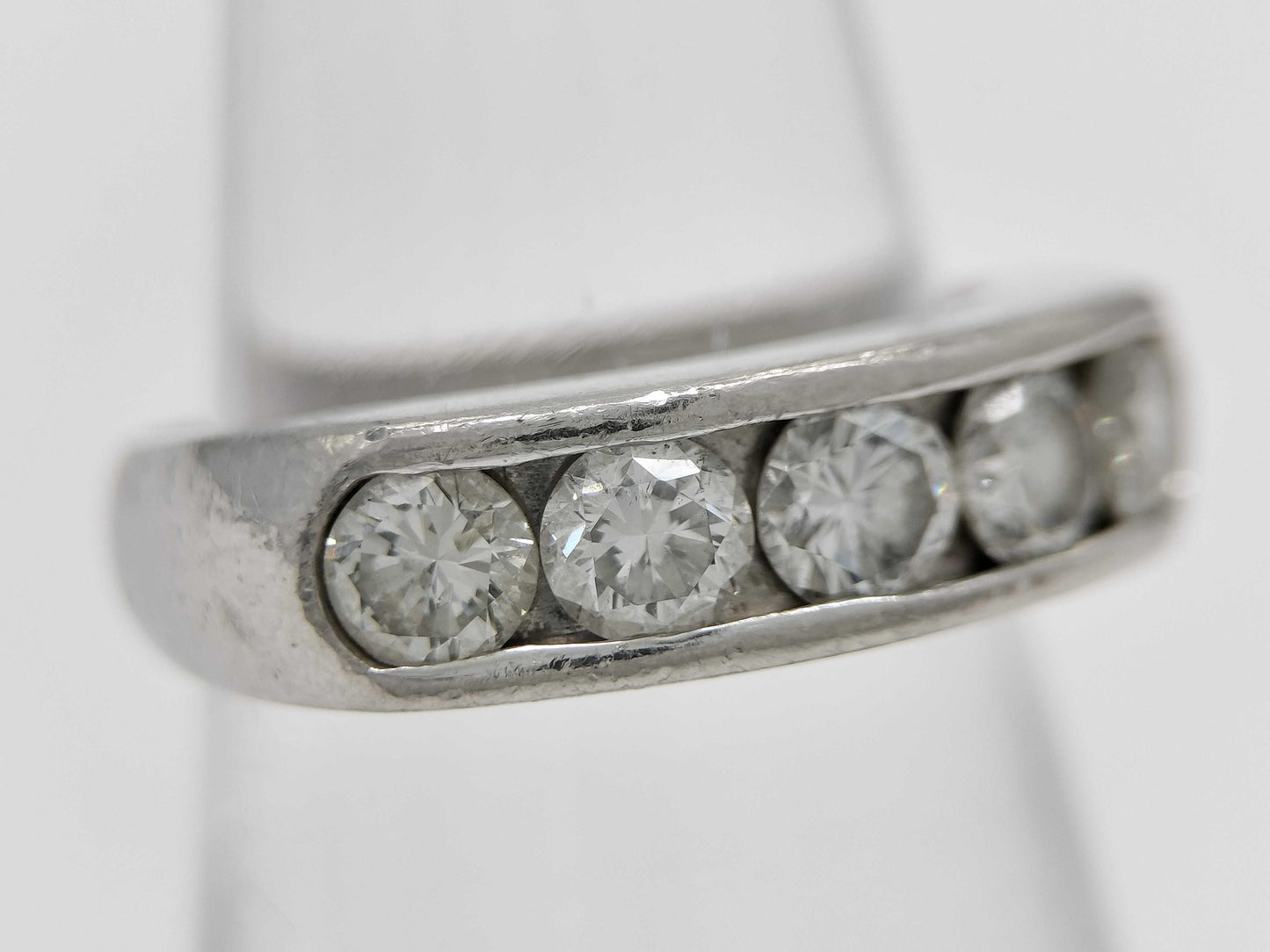 D1.03ct Pt900 5.7g Ring