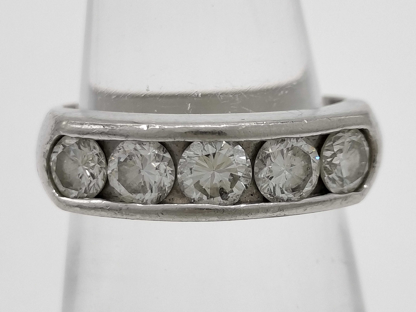 D1.03ct Pt900 5.7g Ring