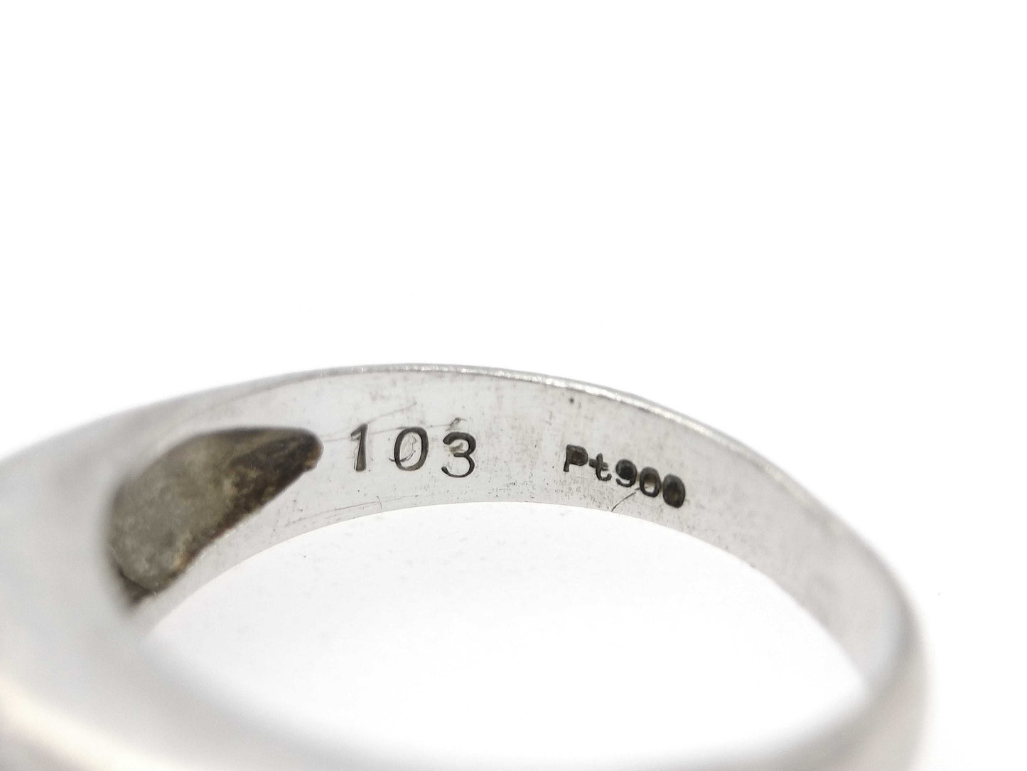 D1.03ct Pt900 5.7g Ring