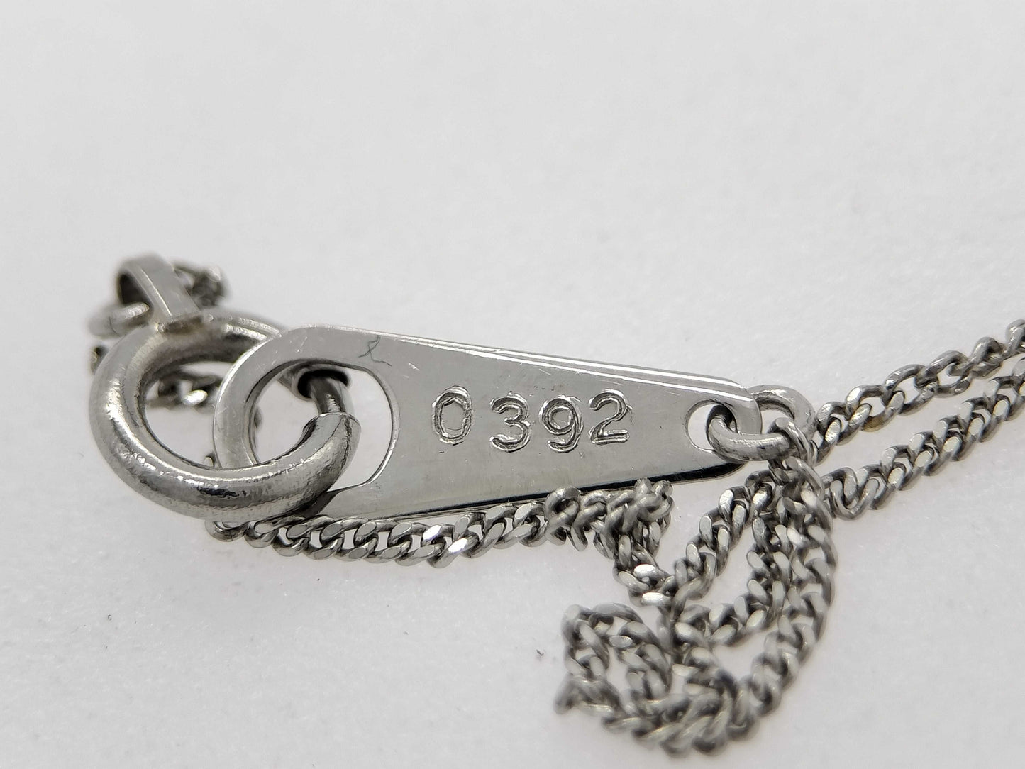 D0.392ct Pt850 2.5g Necklace