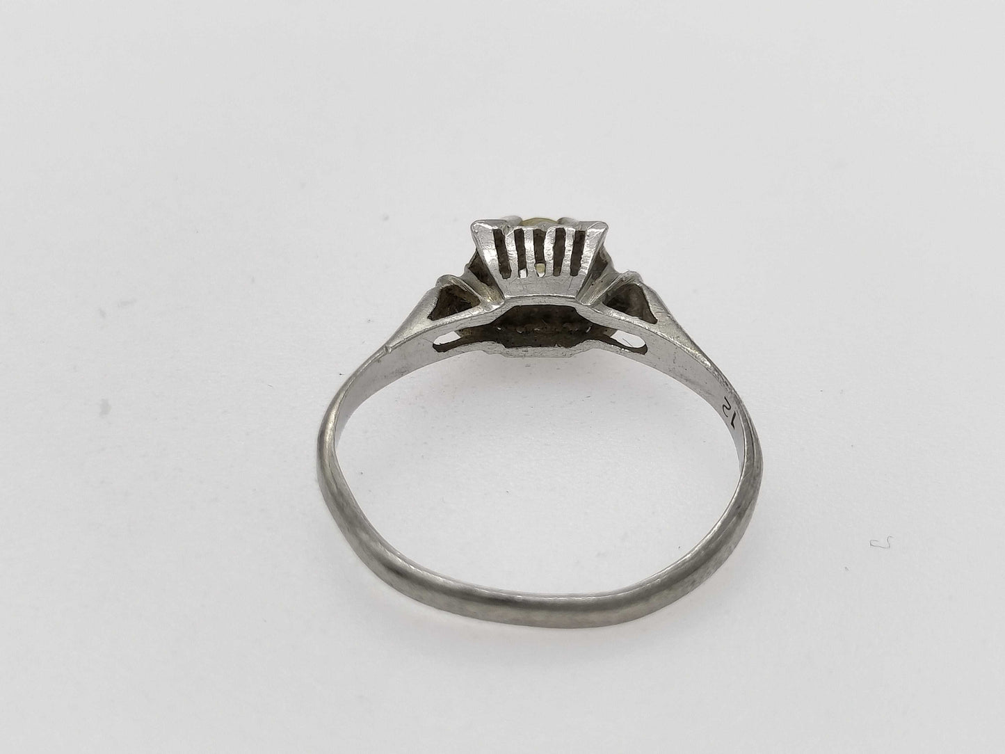 D0.12ct Pt850 2.5g Ring