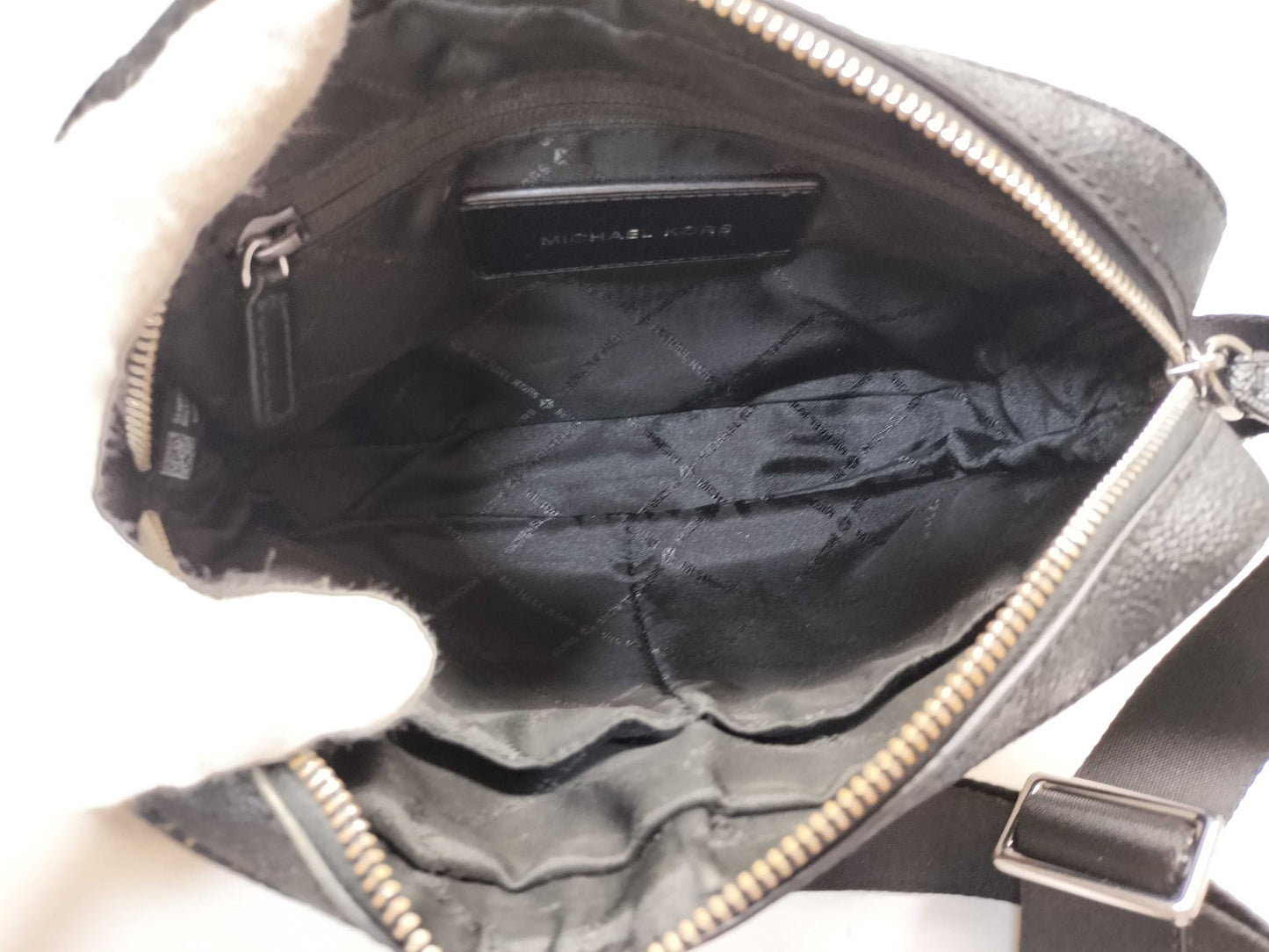 Michael Kors Michael Kors MK Leather PVC Shoulder Bag, Men's Black