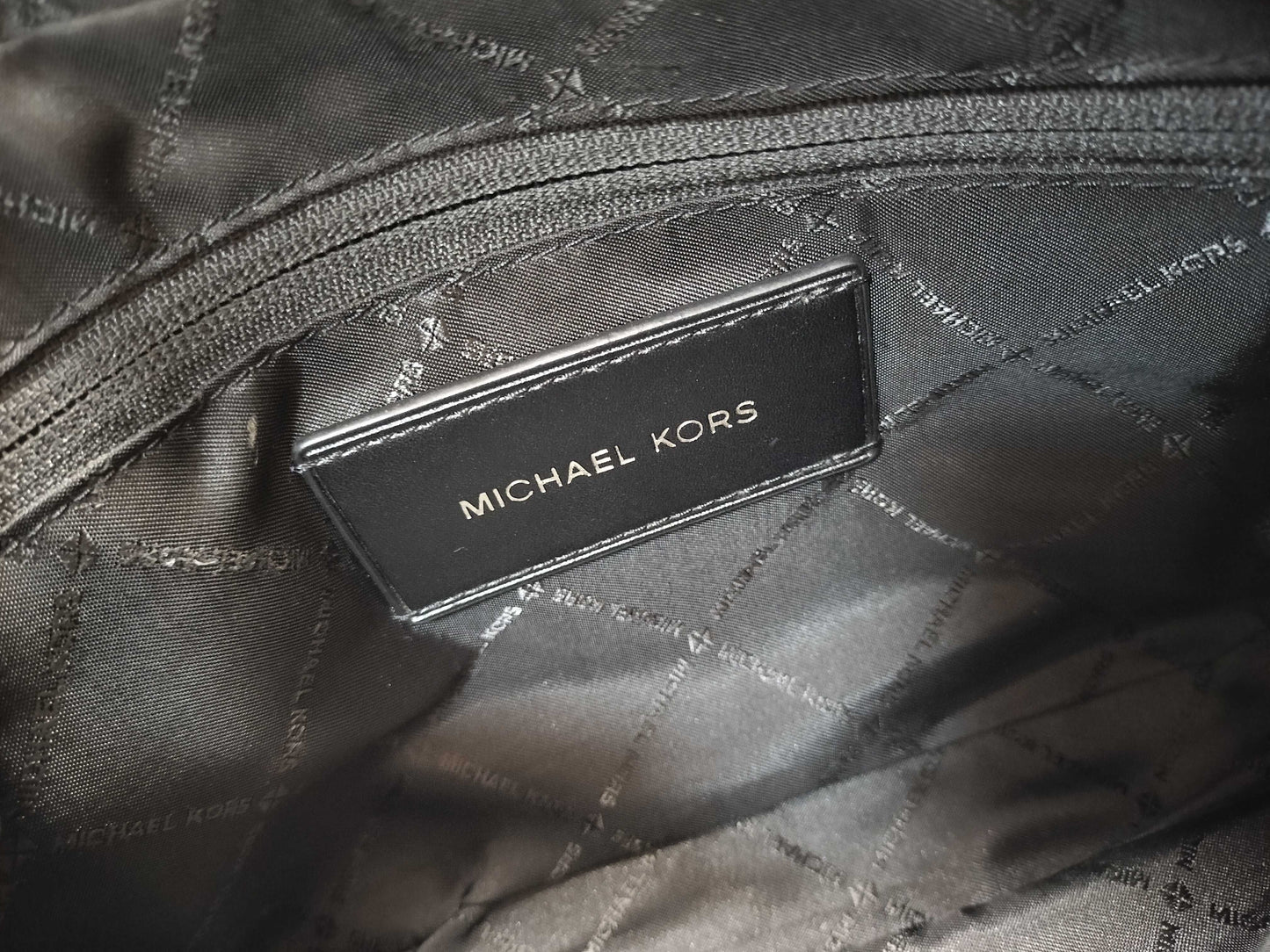 Michael Kors Michael Kors MK Leather PVC Shoulder Bag, Men's Black