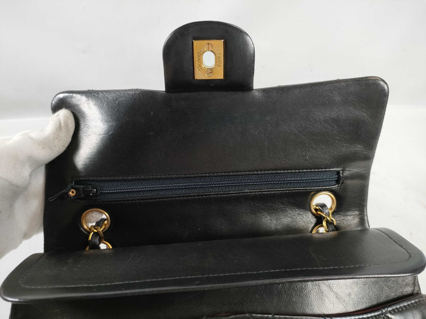 CHANEL Lambskin Matelasse Shoulder Bag, No. 3