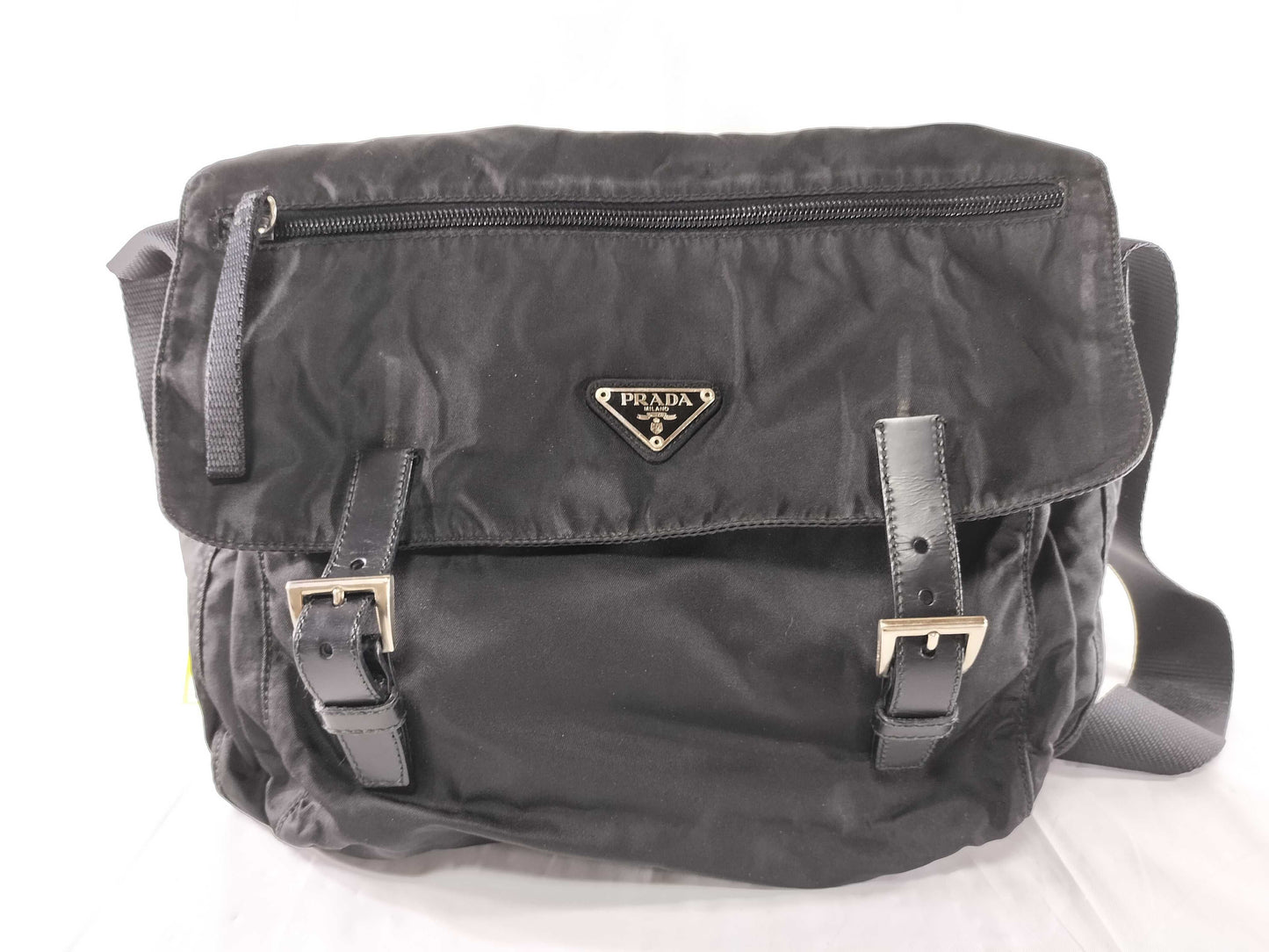 PRADA Nylon Messenger Shoulder Bag