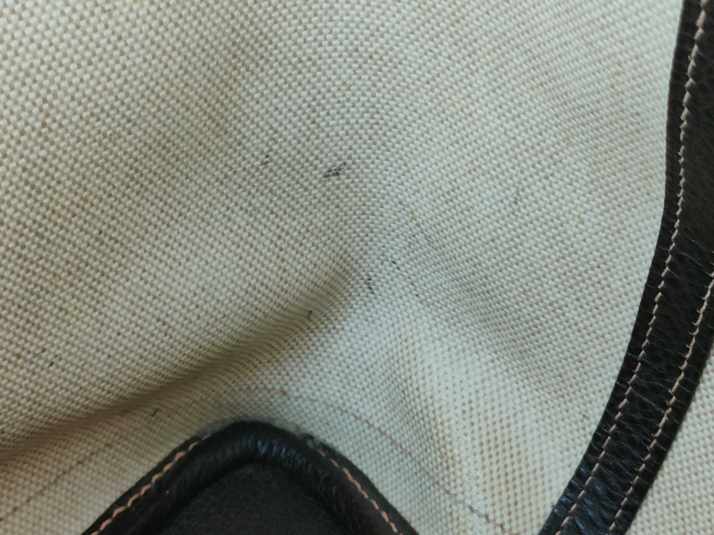 HERMES Garden Party PM Toal H Handbag with F Stamp