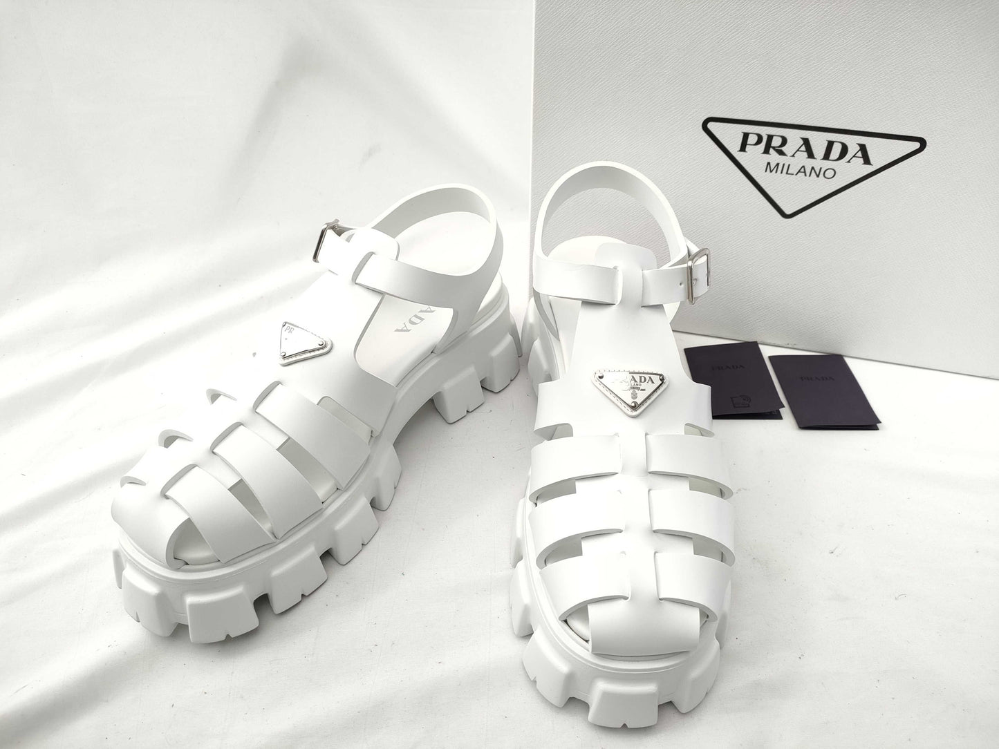 PRADA Monolith Rubber Sandals