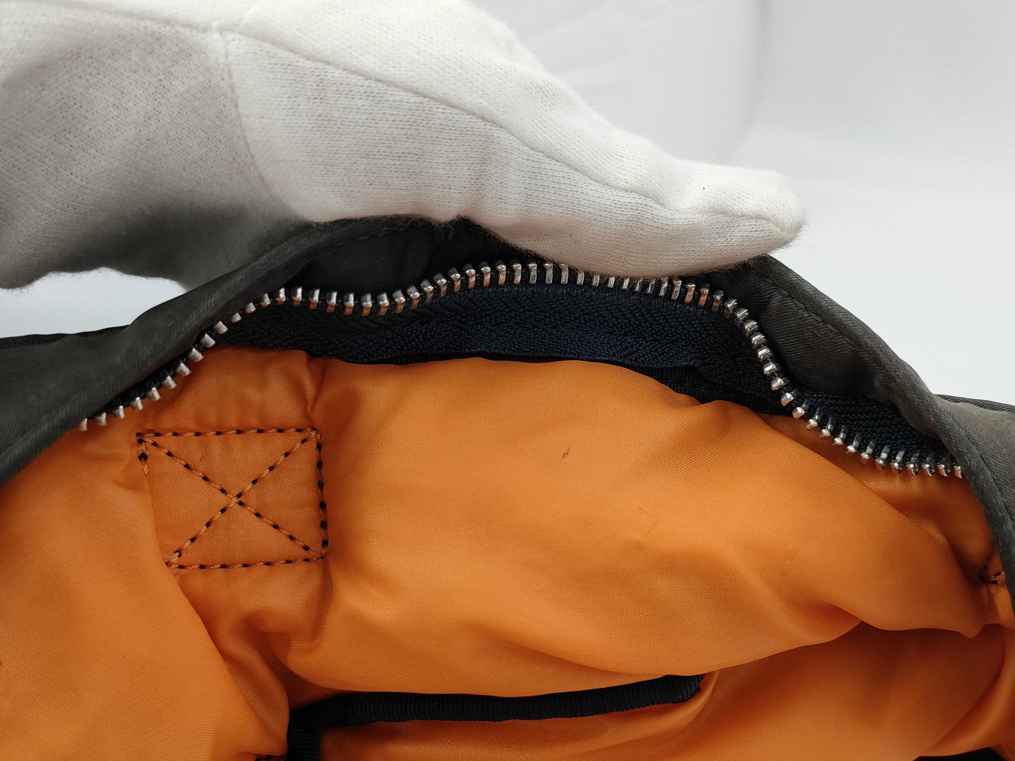 PORTER nylon backpack with discoloration