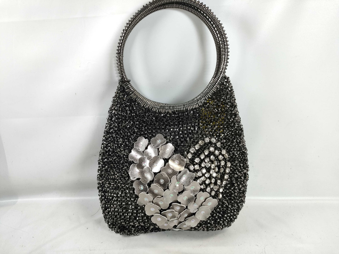 ANTEPRIMA Wire Bag Rhinestone Flower Handbag