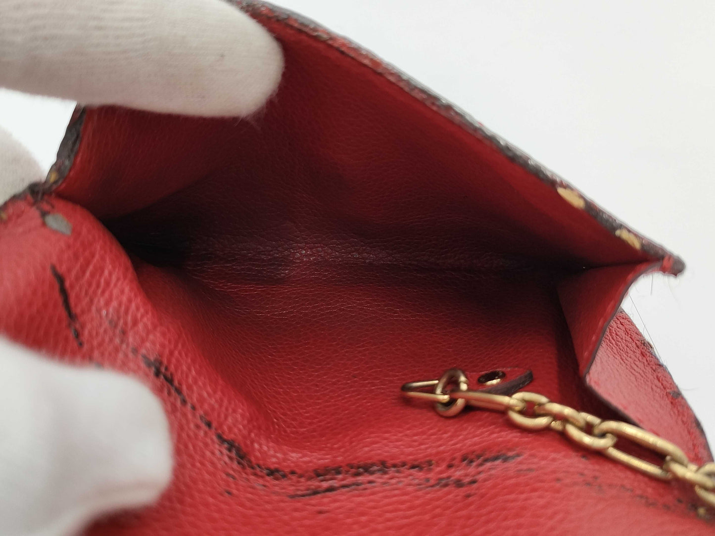 LOUIS VUITTON Monogram Empreinte Pochette Cle M60634 Card Case, Pass Case, Business Card Case