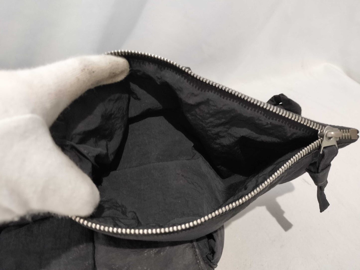 BOTTEGA VENETA Intrecciato Padded Nylon Shoulder Bag