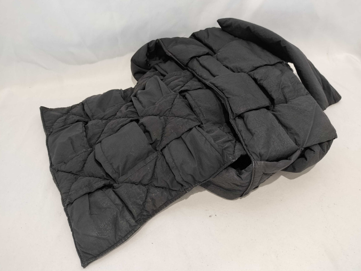 BOTTEGA VENETA Intrecciato Padded Nylon Shoulder Bag