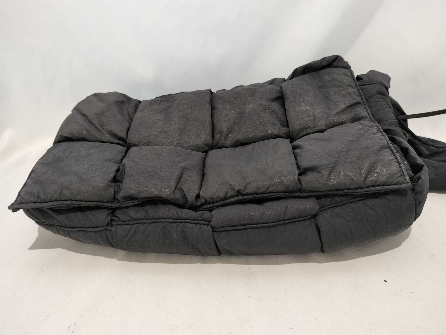 BOTTEGA VENETA Intrecciato Padded Nylon Shoulder Bag