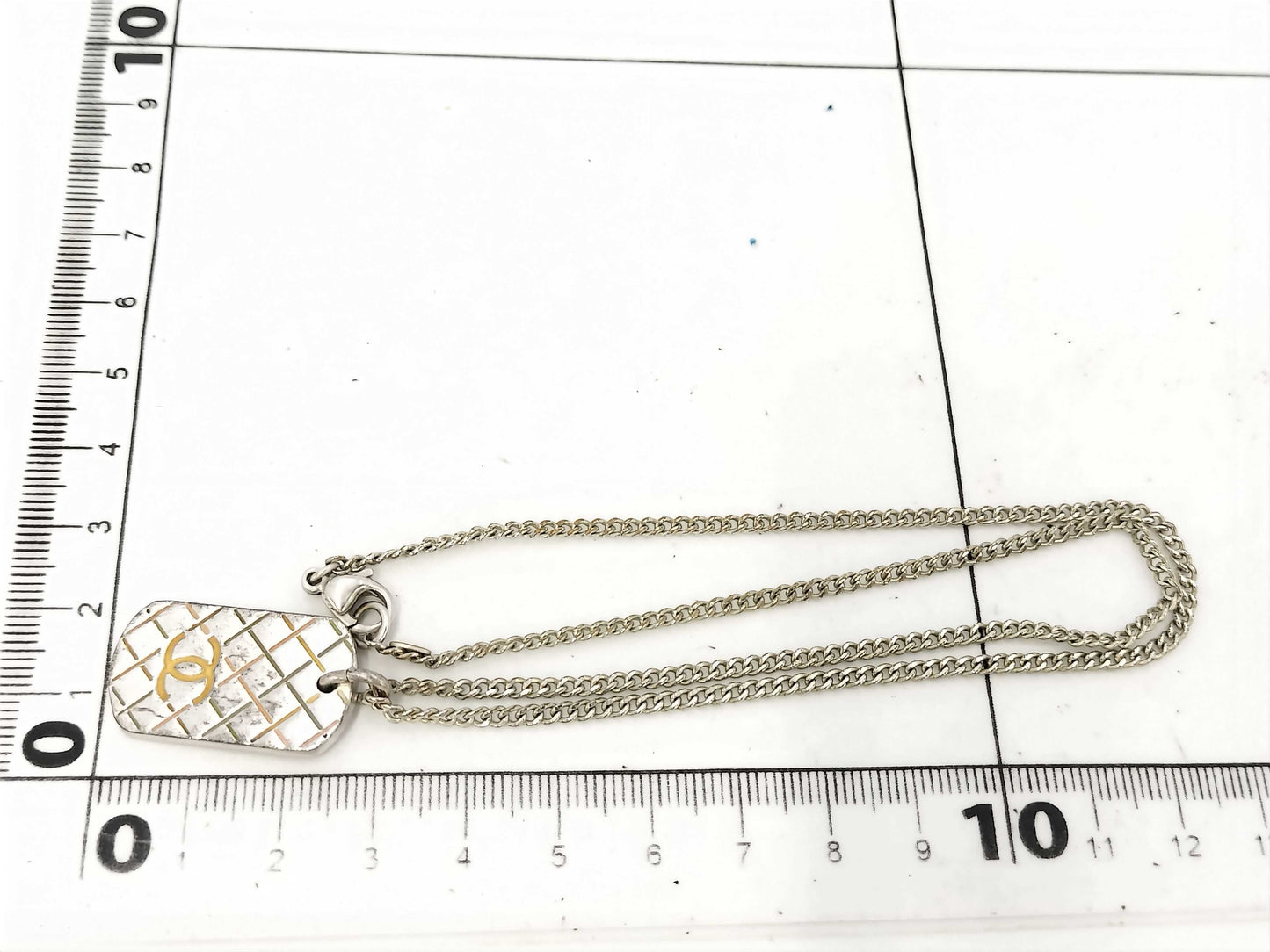 CHANEL Coco Mark Matelasse 05P Necklace