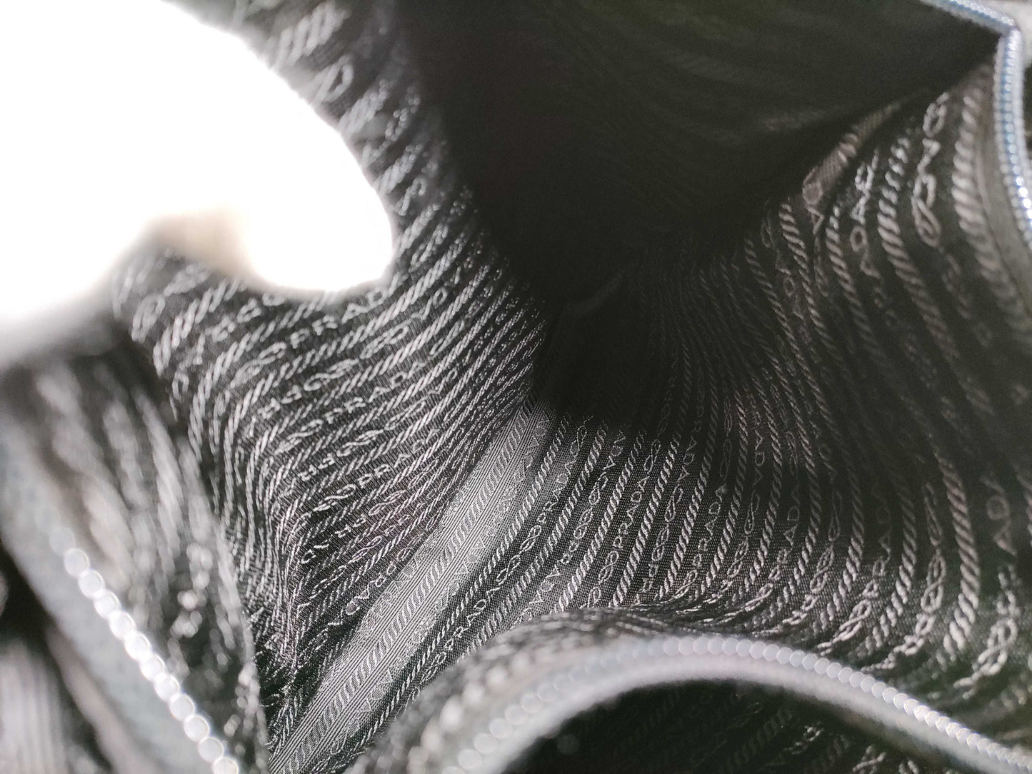 PRADA Nylon Tote One-Shoulder Handbag