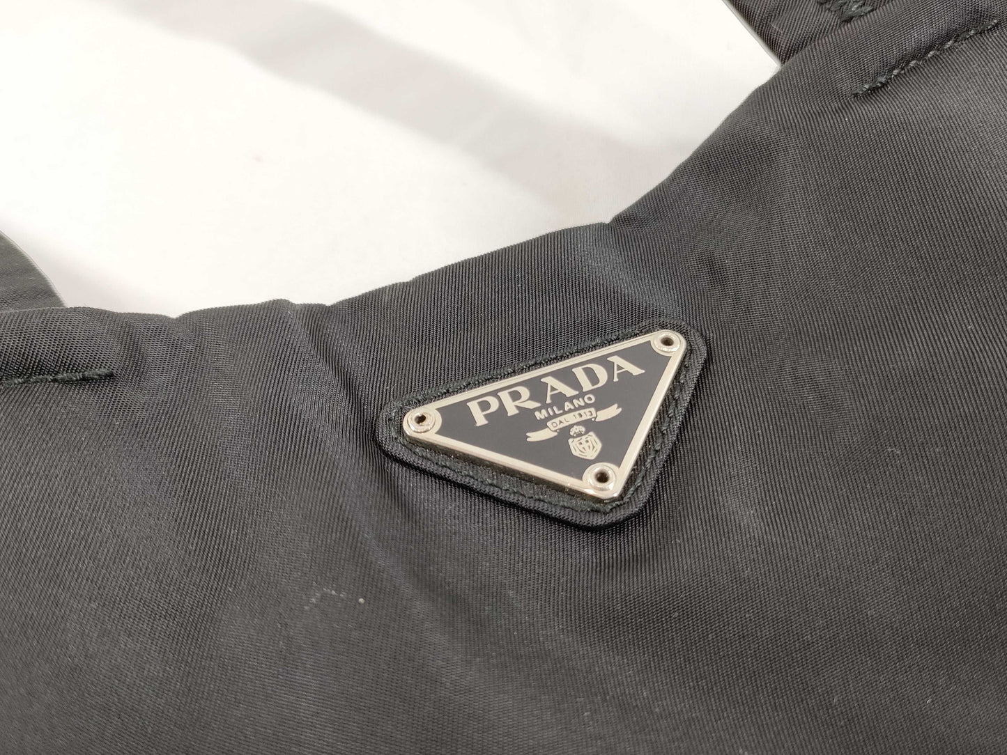 PRADA Nylon Tote One-Shoulder Handbag