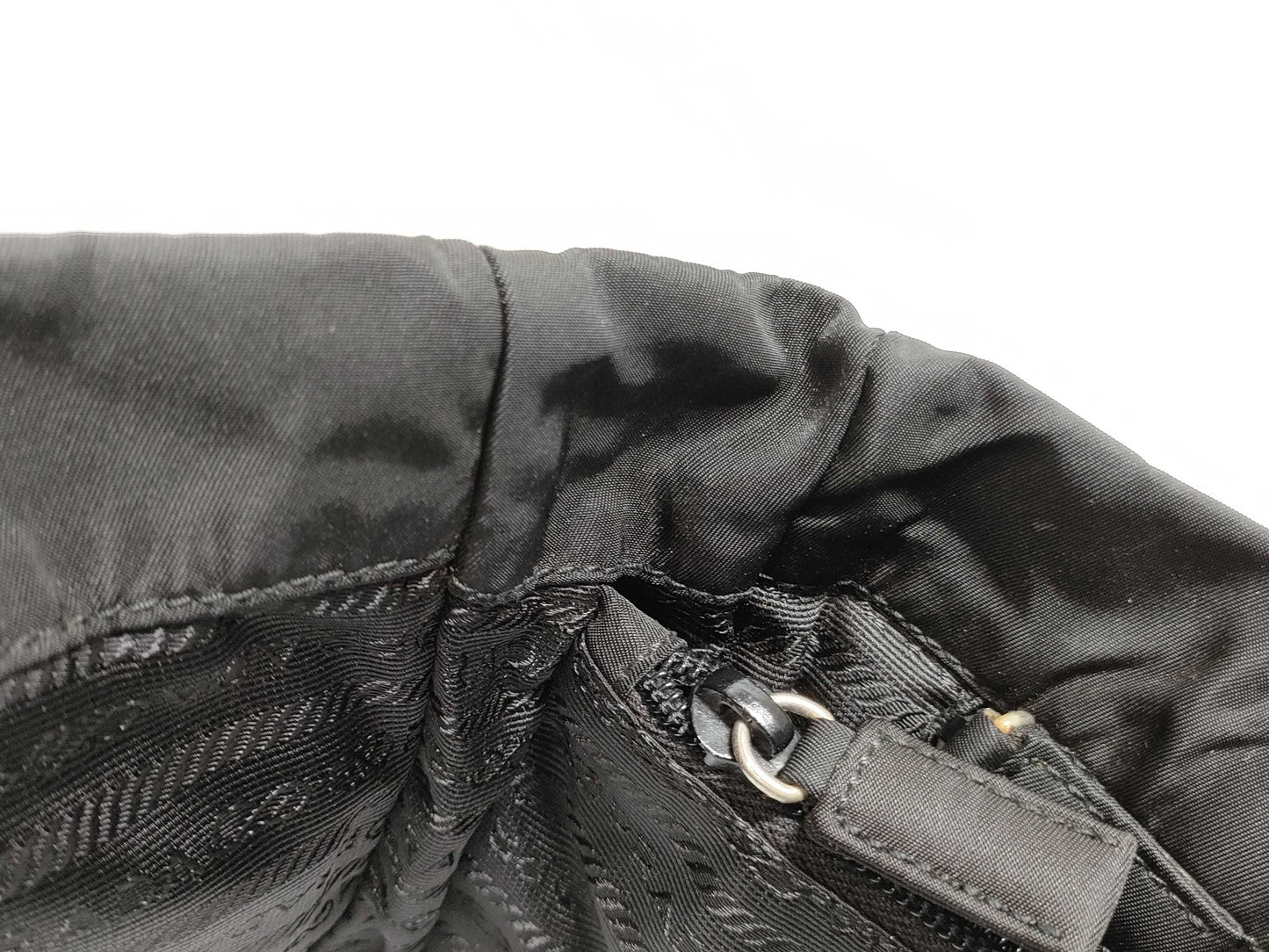 PRADA Nylon Tote One-Shoulder Handbag