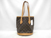 LOUIS VUITTON Monogram M42238 Bucket PM Tote Bag
