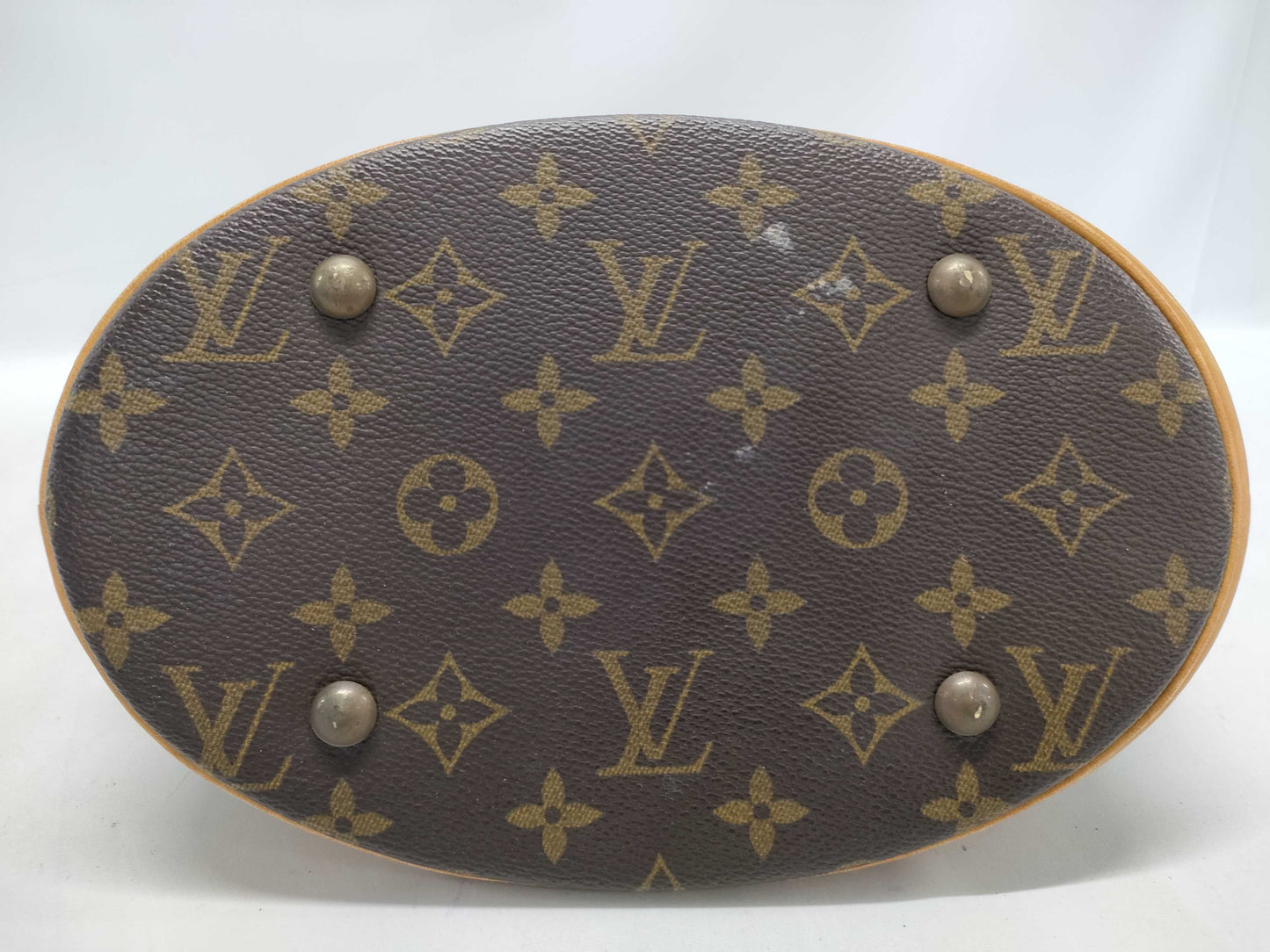 LOUIS VUITTON Monogram M42238 Bucket PM Tote Bag