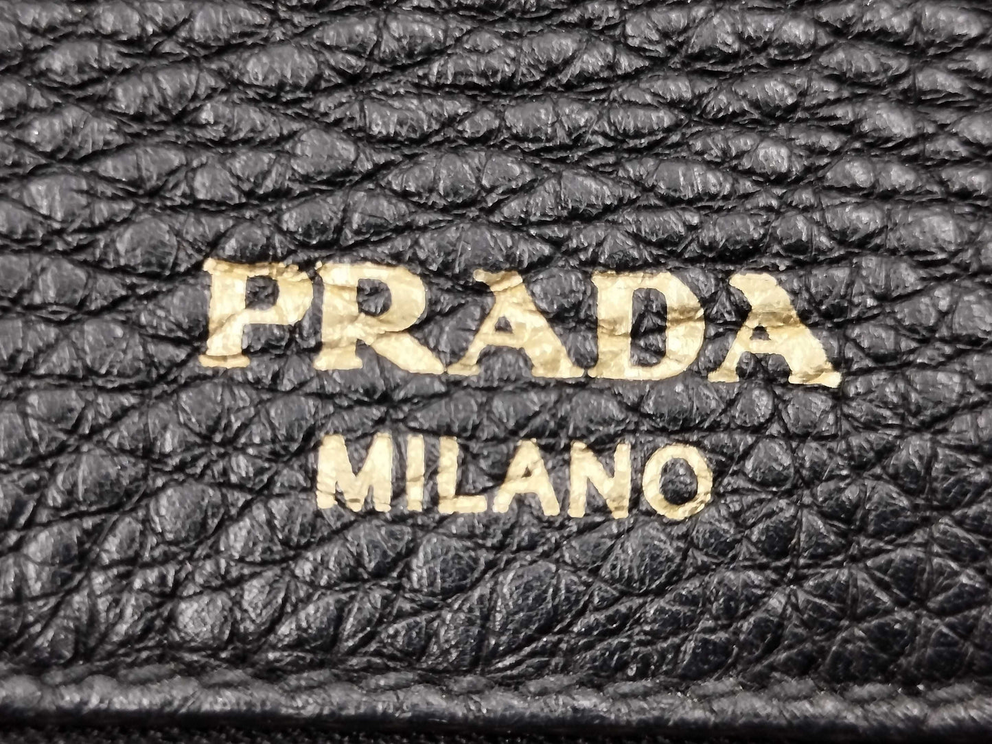 PRADA Vitello Dino Leather Shoulder Bag 1BH031 Shoulder Bag