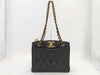 CHANEL Caviar Skin Deca Coco/Chain Tote/Shoulder Bag