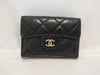 CHANEL Coco Mark Lambskin Compact Wallet