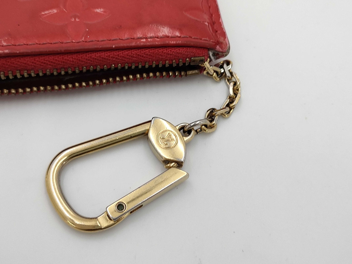 LOUIS VUITTON Vernis Pochette Cle/Epi Multicle 6 Coin Case