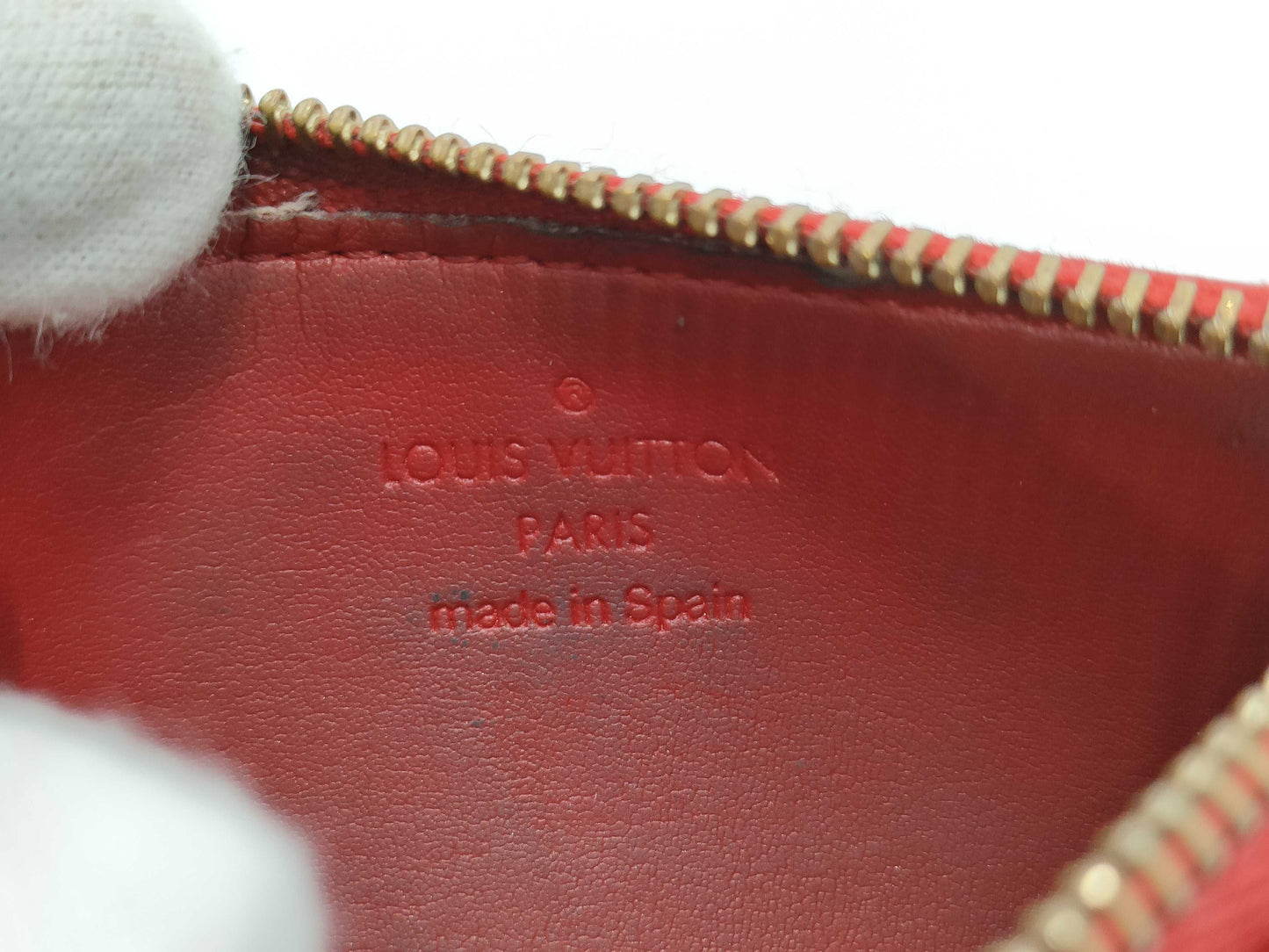 LOUIS VUITTON Vernis Pochette Cle/Epi Multicle 6 Coin Case
