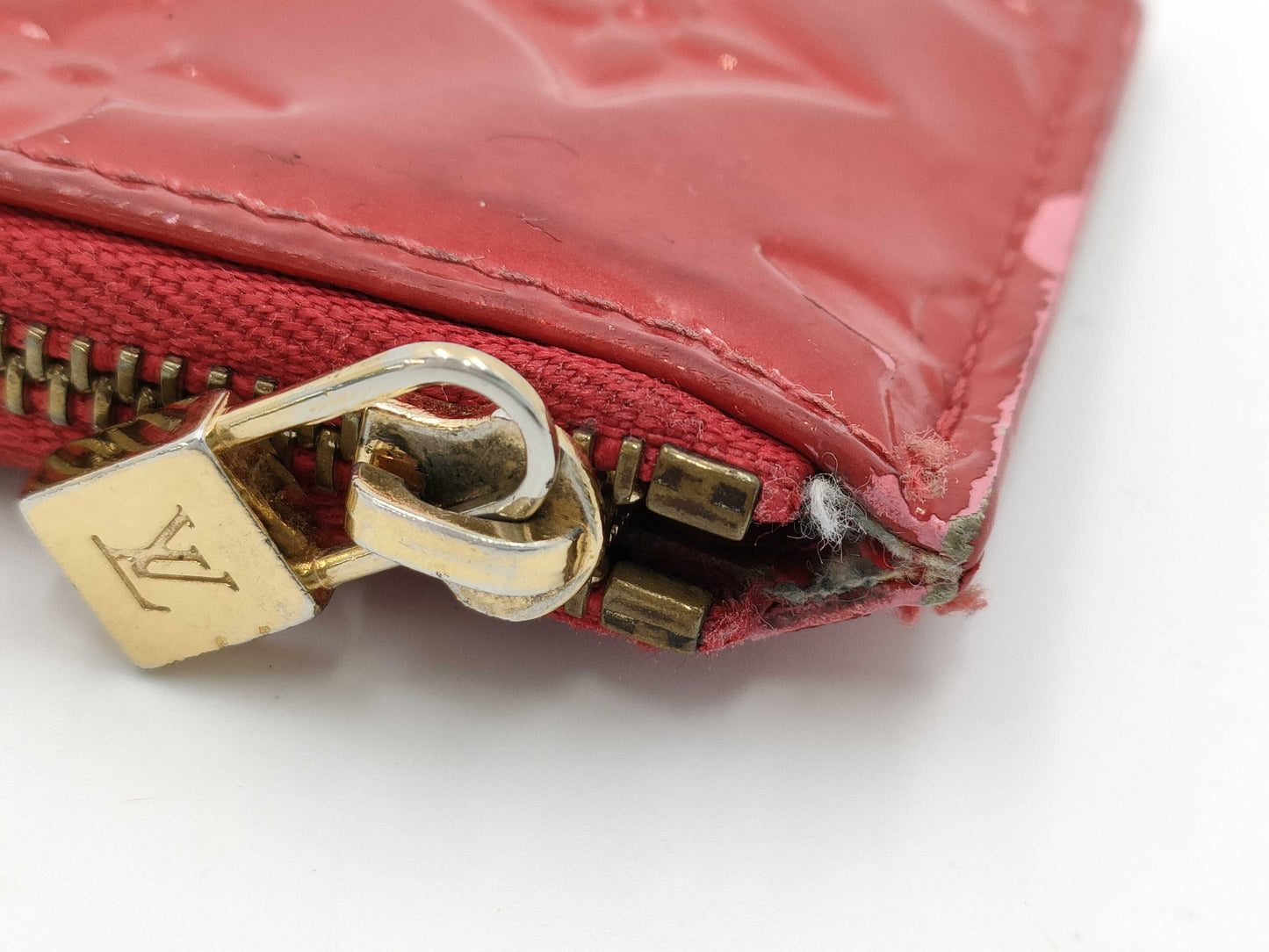 LOUIS VUITTON Vernis Pochette Cle/Epi Multicle 6 Coin Case