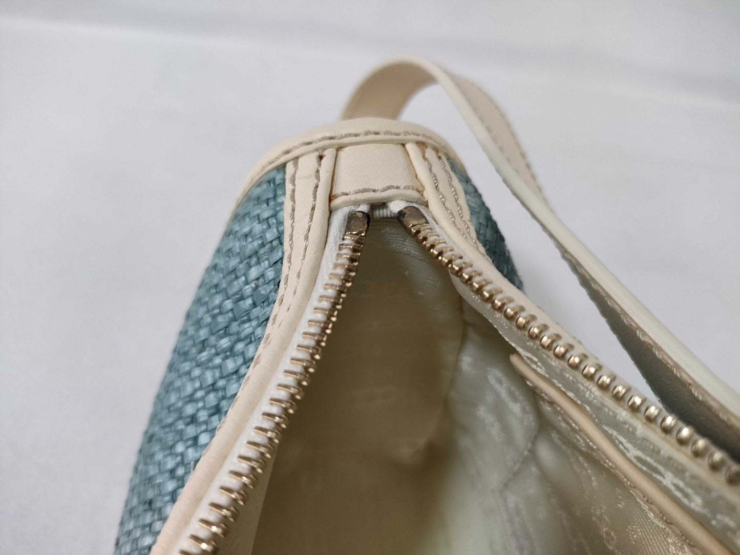 CELINE Straw One-Shoulder Shoulder Bag
