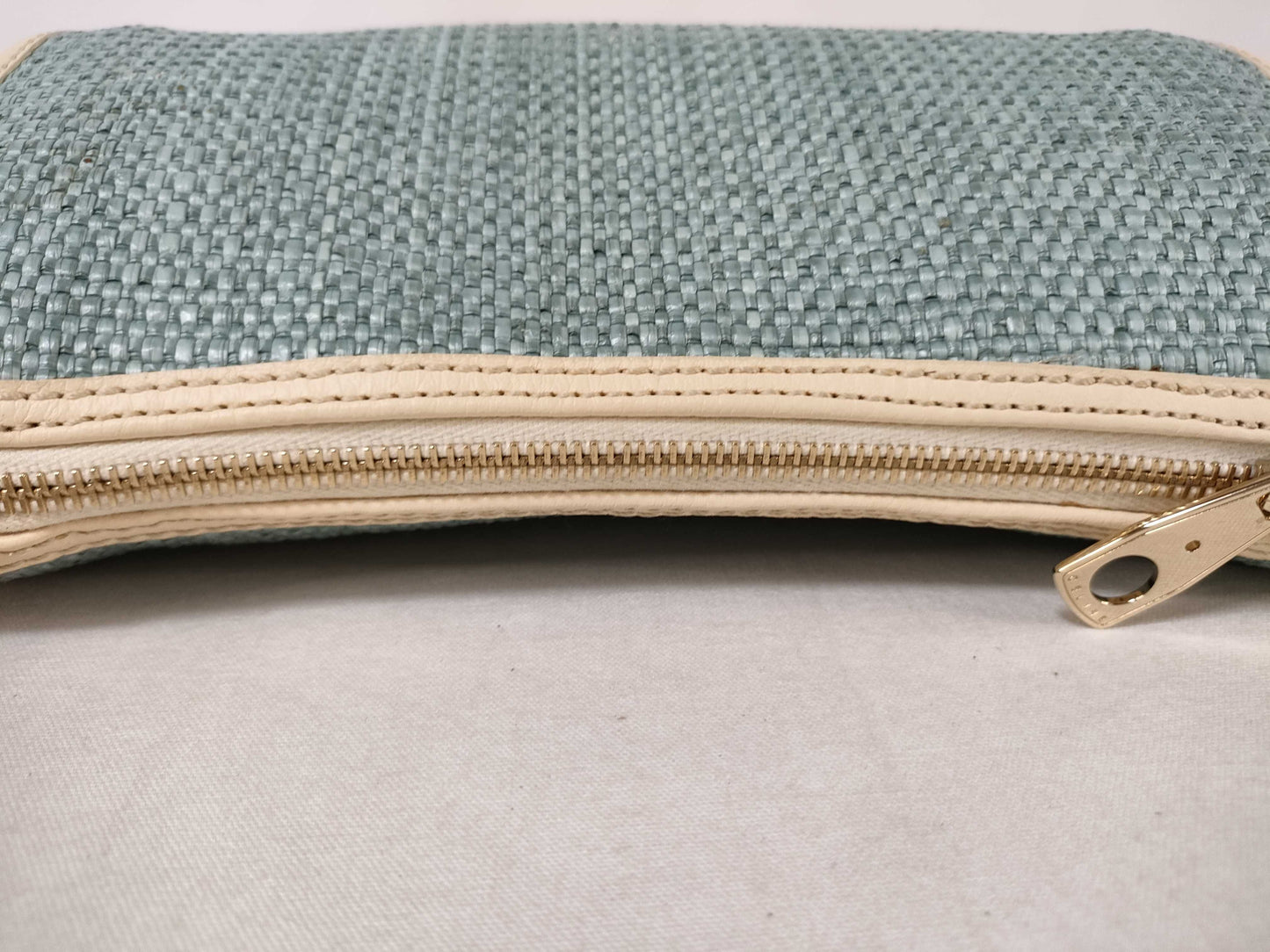 CELINE Straw One-Shoulder Shoulder Bag