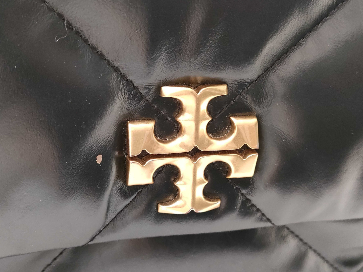 Tory Burch Kira Diamond Quilt Convertible Leather/Quilted/Chain Shoulder Bag