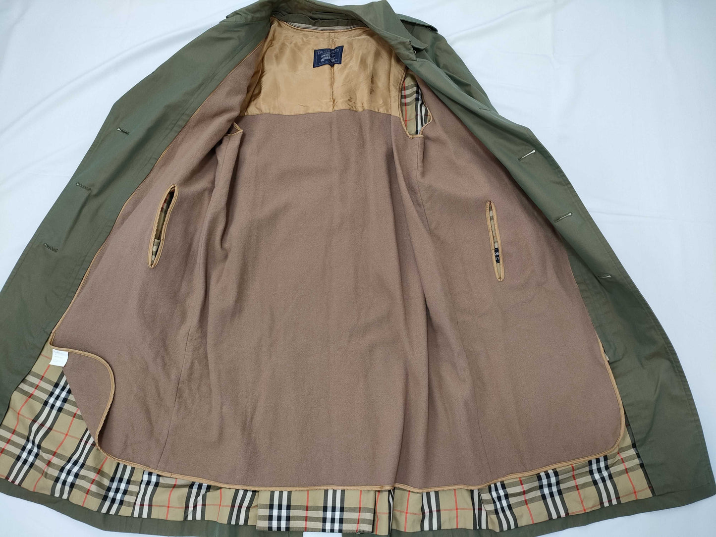 BURBERRY Trench Coat with Belt and Liner, Iridescent Coat