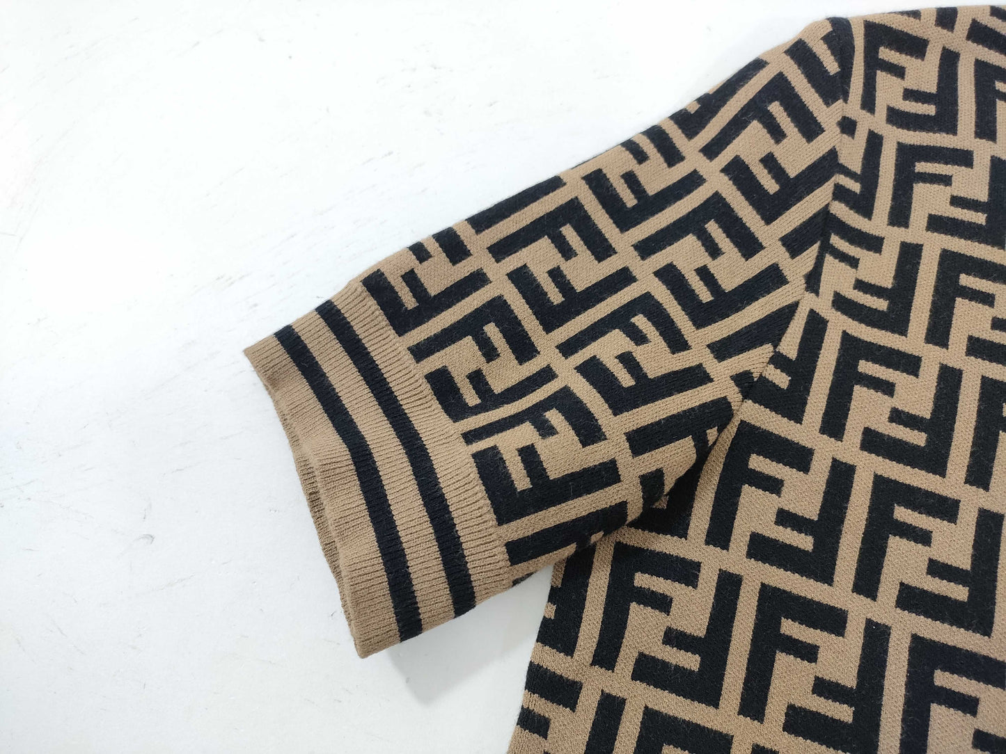 FENDI Zucca Print Top Rayon x Polyester