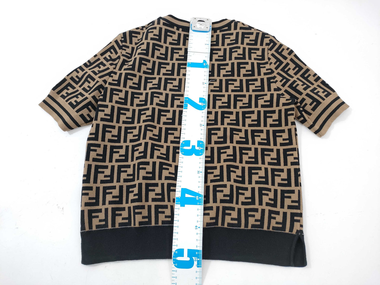 FENDI Zucca Print Top Rayon x Polyester