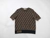 FENDI Zucca Print Top Rayon x Polyester