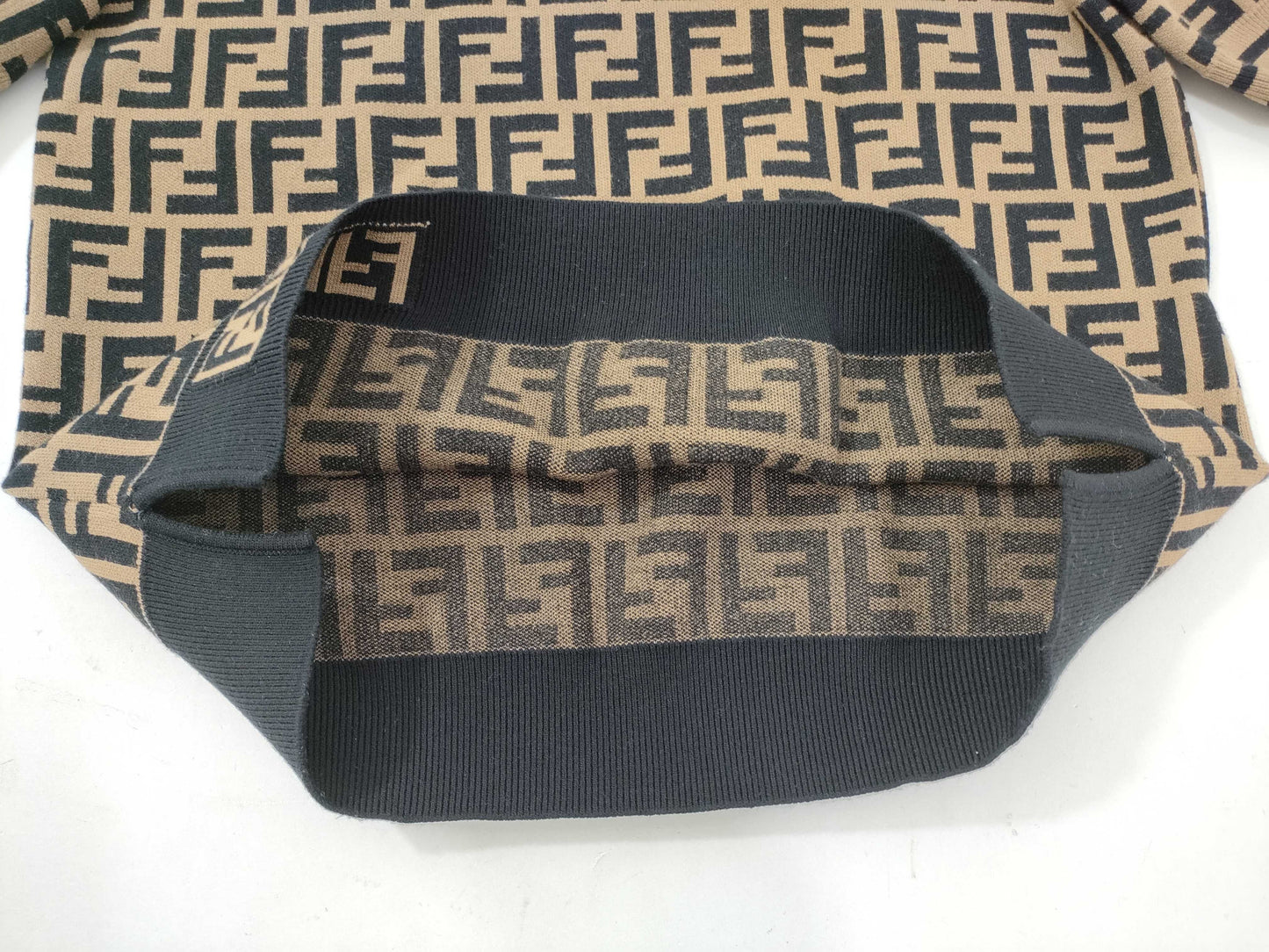 FENDI Zucca Print Top Rayon x Polyester