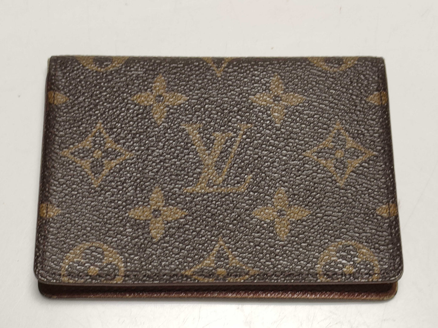 LOUIS VUITTON Monogram Porte 2 Carte Vertical Card Case, Pass Case, Business Card Case