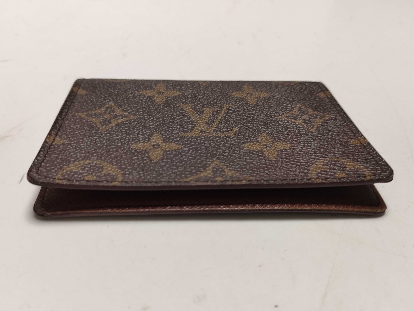 LOUIS VUITTON Monogram Porte 2 Carte Vertical Card Case, Pass Case, Business Card Case
