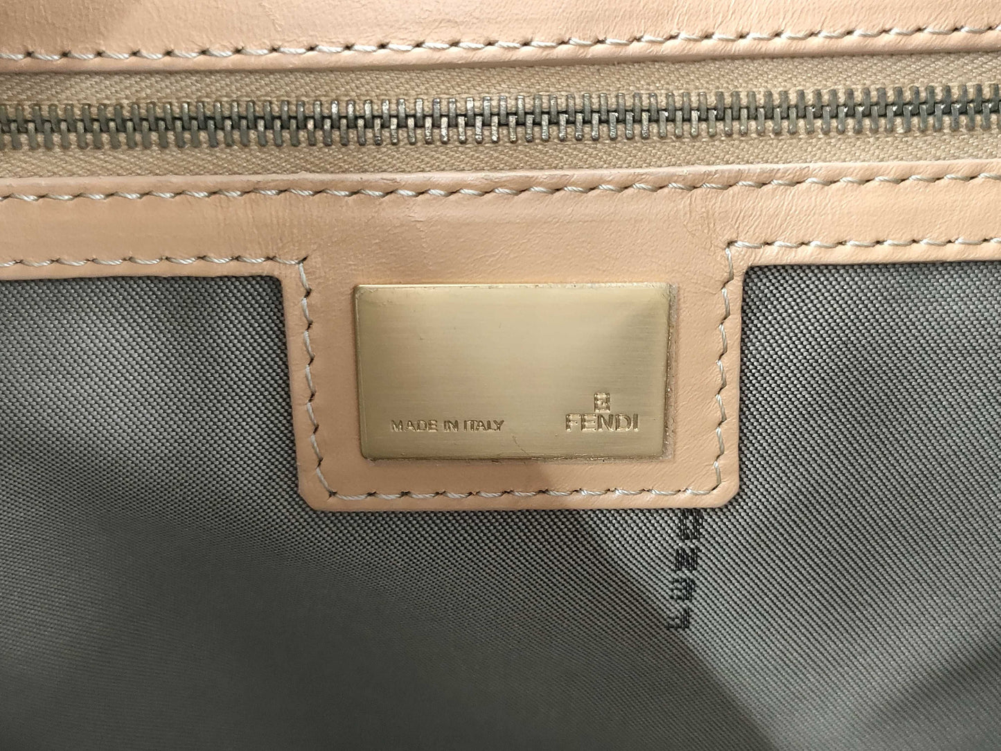 FENDI Zucca pattern one-shoulder handbag with Mamma hardware