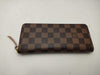 LOUIS VUITTON Damier N41626 Portefeuille Clemence Rose Ballerine Wallet