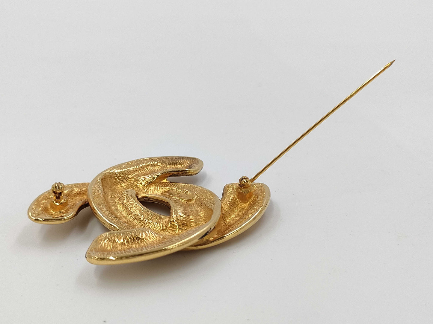 CHANEL Coco Mark Matelasse Brooch Brooch