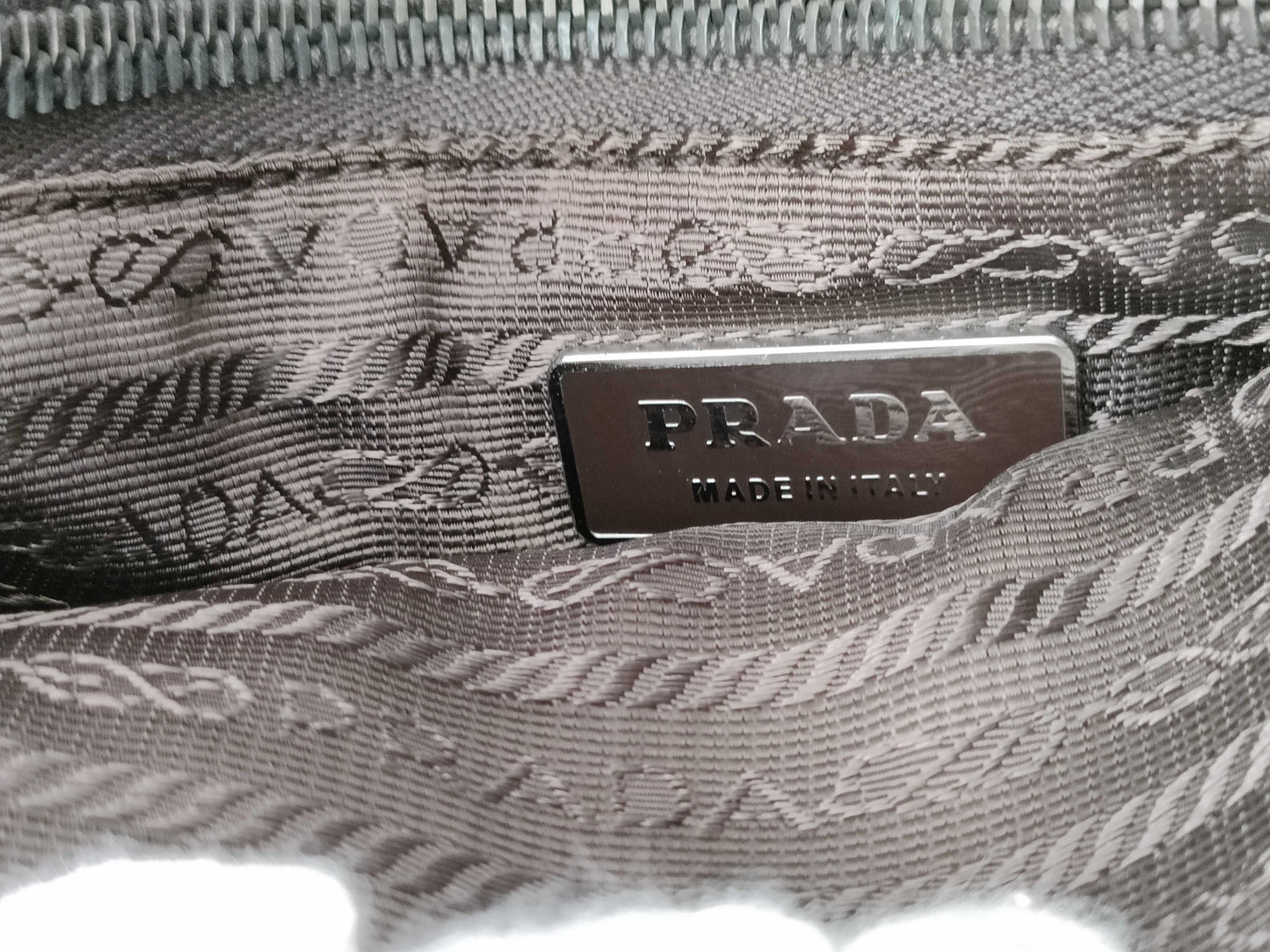 PRADA All Leather Handbag Brown Handbag