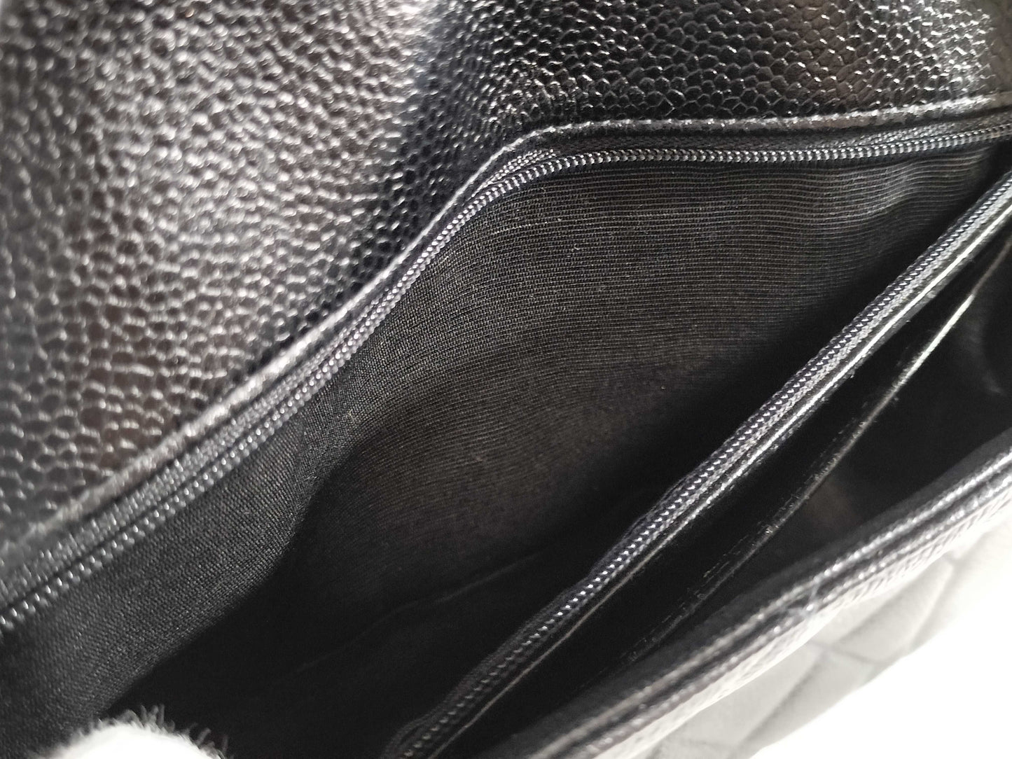 CHANEL Caviar Skin Diana Chain Shoulder Bag