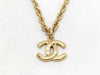 CHANEL Coco Mark Vintage Double Chain Necklace